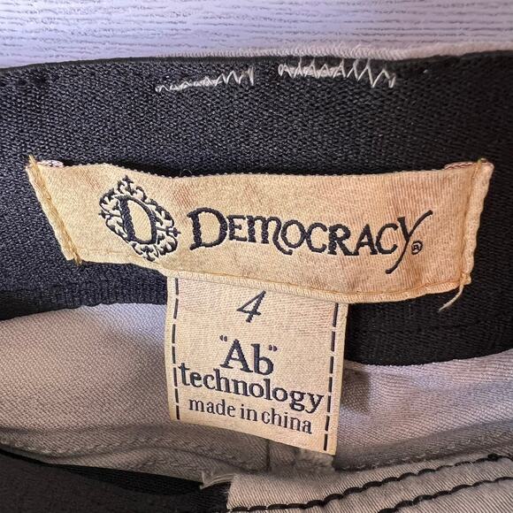 Democracy Jeans Womens Size 4 Gray Ab Technology Denim Cotton Blend Neutral - Picture 2 of 16
